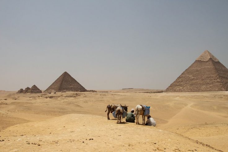 a photo of the pyramids