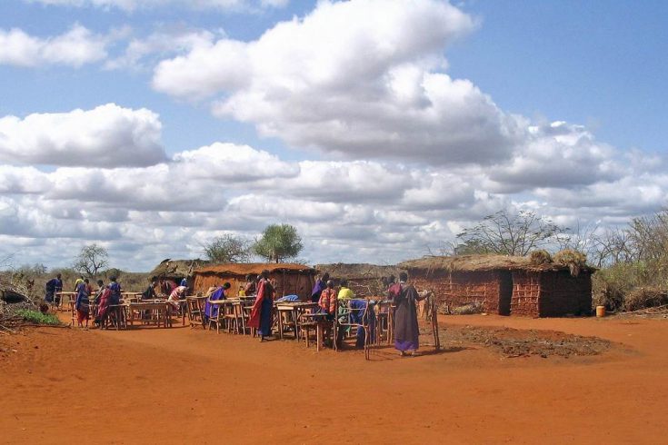 a maasai village in kenya