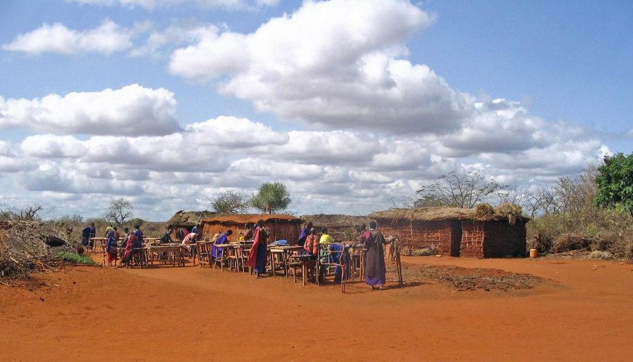 a maasai village in kenya